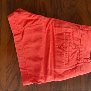 J. Crew Chino Shorts in Bold Orange